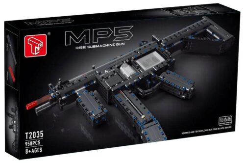 bộ lắp ghép Súng tiểu liên MP5 Taigao Le T2035, mô hình súng MP5 chân thực, đồ chơi lắp ráp cho con trai 8 tuổi, giá tốt