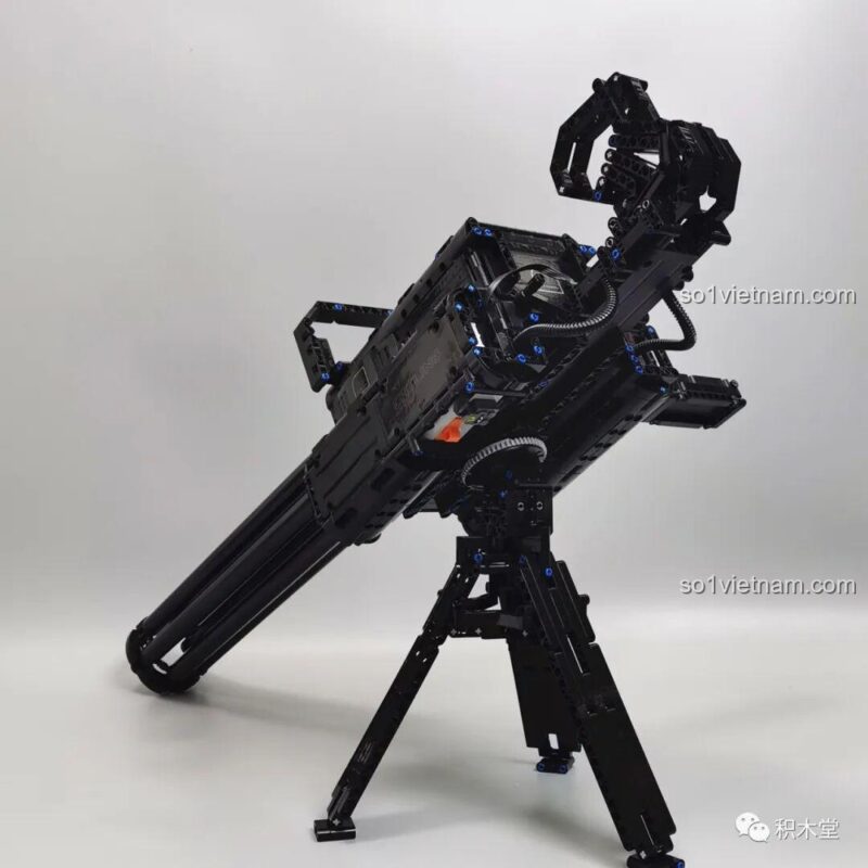Taigao Le Súng máy Gatling, bộ lắp ghép Súng Gatling, đồ chơi lắp ráp Súng máy Gatling, mô hình súng Gatling Taigao Le T2036, mô hình trên chân đế, động cơ pin có sẵn, bắn đạn nhựa, cho bé trai 8 tuổi, giá tốt