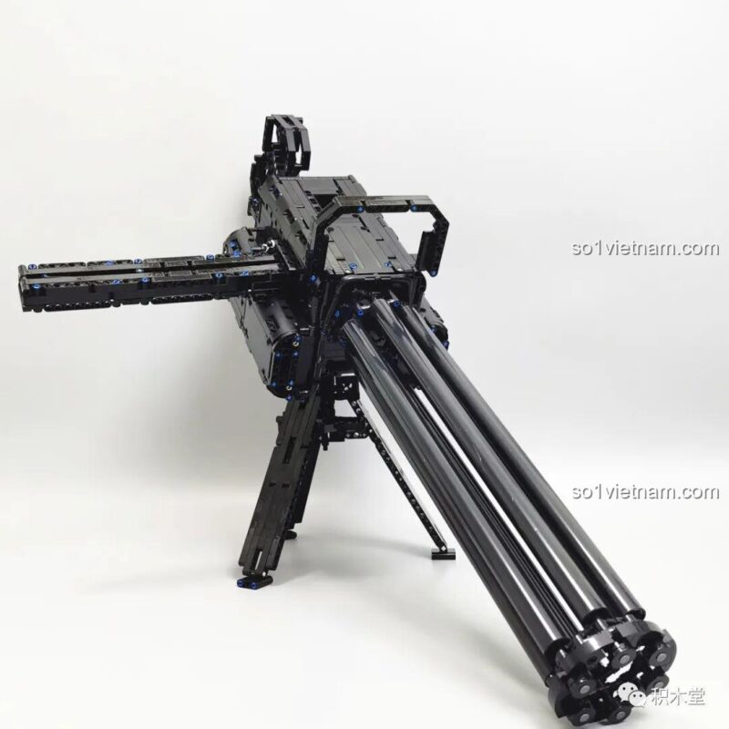 Đồ chơi súng Gatling T2036, Mô hình súng máy Gatling, đồ chơi xây dựng Súng Gatling đồ chơi, T2036 Súng Gatling lắp ráp, góc nghiêng, động cơ pin có sẵn, bắn đạn nhựa, cho bé trai 8 tuổi, giá tốt