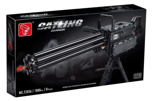 bộ lắp ghép Súng Gatling, đồ chơi lắp ráp Súng máy Gatling, mô hình súng Gatling Taigao Le T2036, động cơ pin có sẵn, bắn đạn nhựa, cho bé trai 8 tuổi, giá tốt