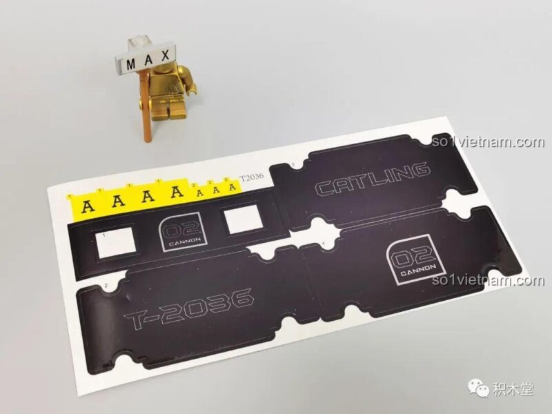bộ xếp hình T2036, Súng Gatling Taigao Le, Súng máy Gatling T2036, mô hình súng Gatling 2036, sách hướng dẫn và ống súng, động cơ pin có sẵn, bắn đạn nhựa, cho bé trai 8 tuổi, giá tốt
