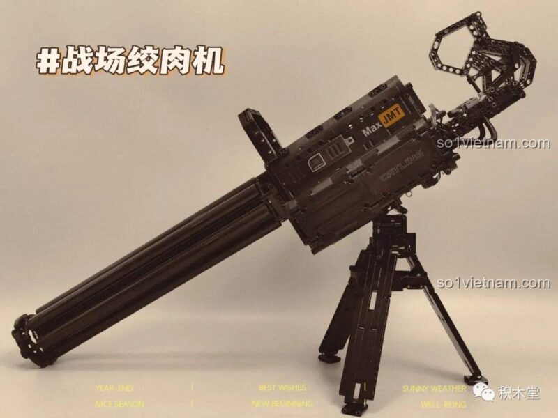 đồ chơi lắp ráp Khẩu súng Gatling, bộ lắp ghép T2036 Súng Gatling, Taigao Le T2036, Súng Gatling lắp ráp Taigao Le, mô hình hoàn chỉnh, động cơ pin có sẵn, bắn đạn nhựa, cho bé trai 8 tuổi, giá tốt