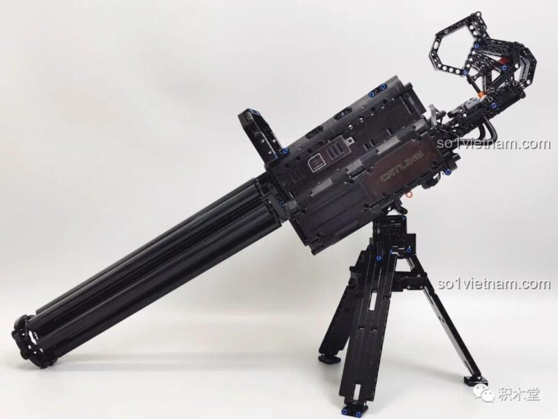 Đồ chơi súng Gatling T2036, Mô hình súng máy Gatling, đồ chơi xây dựng Súng Gatling đồ chơi, T2036 Súng Gatling lắp ráp, kết nối chân đế, động cơ pin có sẵn, bắn đạn nhựa, cho bé trai 8 tuổi, giá tốt