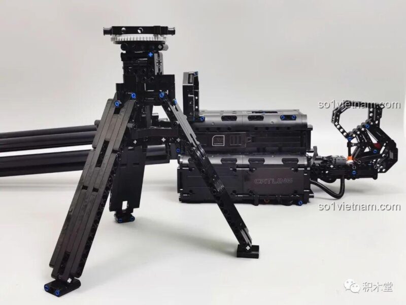 Taigao Le Súng máy Gatling, bộ lắp ghép Súng Gatling, đồ chơi lắp ráp Súng máy Gatling, mô hình súng Gatling Taigao Le T2036, lắp ráp nòng súng, động cơ pin có sẵn, bắn đạn nhựa, cho bé trai 8 tuổi, giá tốt
