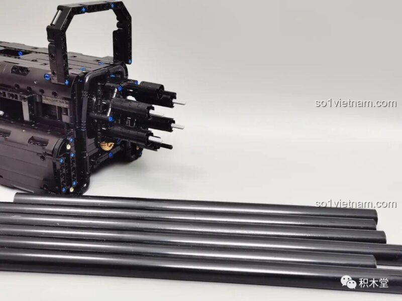 đồ chơi lắp ráp Khẩu súng Gatling, bộ lắp ghép T2036 Súng Gatling, Taigao Le T2036, Súng Gatling lắp ráp Taigao Le, điều chỉnh bánh răng, động cơ pin có sẵn, bắn đạn nhựa, cho bé trai 8 tuổi, giá tốt