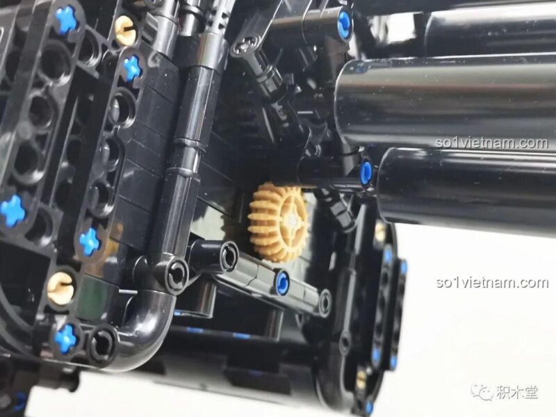 Taigao Le Súng máy Gatling, bộ lắp ghép Súng Gatling, đồ chơi lắp ráp Súng máy Gatling, mô hình súng Gatling Taigao Le T2036, đầu nòng súng, động cơ pin có sẵn, bắn đạn nhựa, cho bé trai 8 tuổi, giá tốt