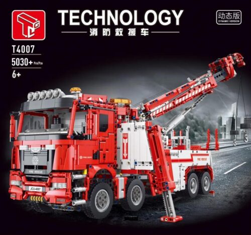 Bộ lắp ráp Xe Cứu Hỏa Taigaole T4007 5030 mảnh, đồ chơi mô hình xe cứu nạn điều khiển từ xa cho bé trai 6 tuổi, giá tốt