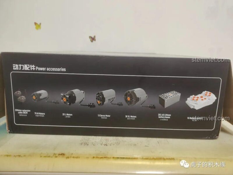 Các hộp nhỏ bên trong bộ lắp ráp Xe Cứu Hỏa Taigaole T4007, đồ chơi mô hình xe cứu nạn 5030 mảnh