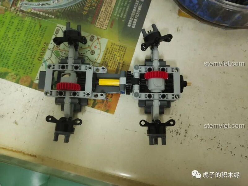 Quá trình lắp ráp bộ đồ chơi mô hình Xe Cứu Hỏa Taigaole T4007, các động cơ của xe cứu nạn 5030 mảnh