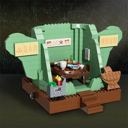 Tam Sao Đôi: Thiên Phủ Sinh Hoạt - Lẩu Cay Nồng bộ lắp ghép 570 mảnh