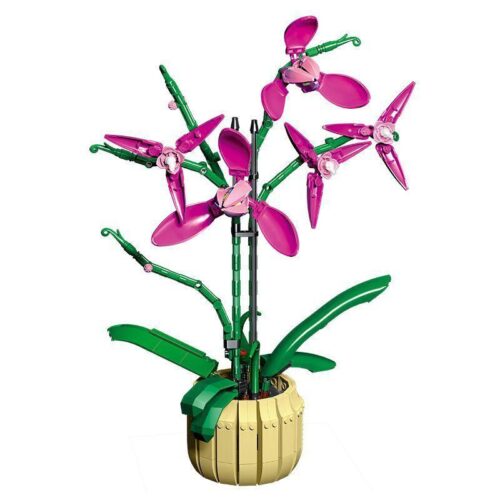 Bộ lắp ghép Lan Hồ Điệp Hồng TEC Creators 3009, đồ chơi mô hình hoa lan đẹp mắt, phù hợp cho con gái 8 tuổi, quà tặng giá tốt.