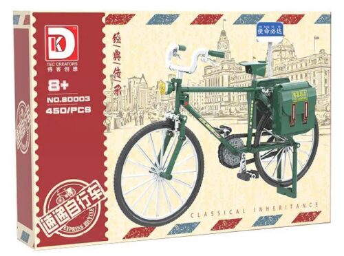 bộ lắp ghép Xe Đạp Giao Hàng Cổ Điển TEC CREATORS 80003, hộp sản phẩm, cho bé trai 8 tuổi, giá tốt