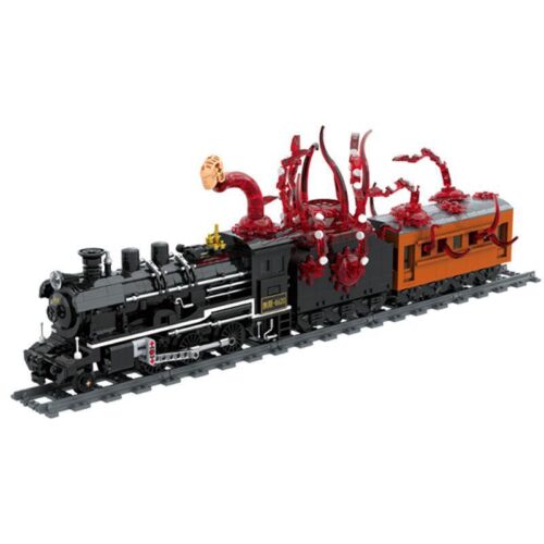Bộ lắp ghép Tàu Hỏa Vô Hạn Quỷ Diệt Chi Nhẫn TEC Creators 80017 ở chế độ quỷ với xúc tu đỏ, đồ chơi lắp ráp cho bé trai 8 tuổi, giá tốt.