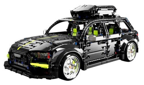 Hộp sản phẩm bộ lắp ráp TGL T5023 Siêu xe Audi RS6 Avant, một món đồ chơi mô hình ấn tượng cho con trai 14 tuổi.