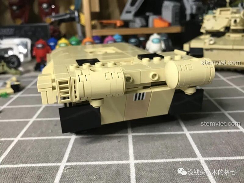 Thông số kỹ thuật JIAZHI SY 0105 Xe Tăng Challenger 2, số chi tiết 904, có minifigure, đồ chơi lắp ráp quân sự.