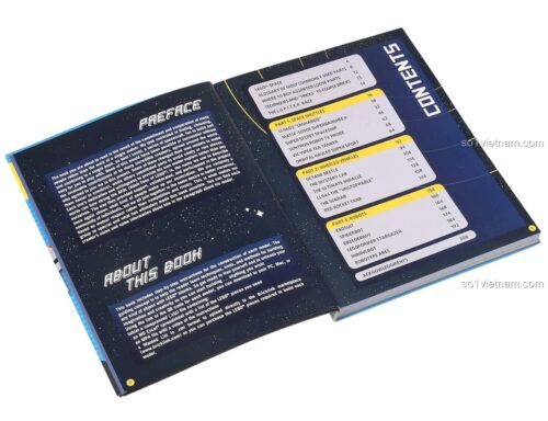 Mục lục sách mô hình Thunder Bay Press ISBN9781684125418, hướng dẫn lắp ráp tàu vũ trụ, xe thám hiểm, robot, phát triển tư duy cho trẻ 8 tuổi.