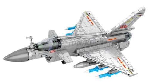Mô hình máy bay tiêm kích J-10B TOP TOY TC1207. Bộ lắp ráp cho bé trai 6 tuổi, chất lượng cao, giá rẻ.