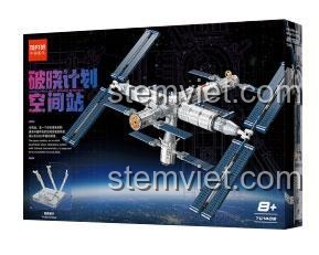 Hộp sản phẩm bộ lắp ráp Trạm không gian Trung Quốc TOP TOY TC1405, món quà ý nghĩa cho bé trai 8 tuổi yêu thích vũ trụ.