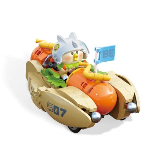 Bộ đồ chơi Xe Hot Dog Vẹt BEBE, Mô hình Xe Hot Dog BEBE TC1705, đồ chơi lắp ghép cho bé trai bé gái 8 tuổi, giá tốt