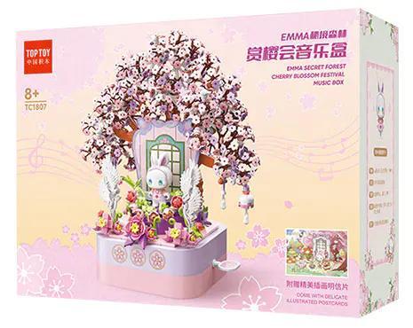Hộp sản phẩm bộ lắp ghép Hộp nhạc EMMA TOP TOY TC1807 cho bé gái 8 tuổi, giá rẻ.