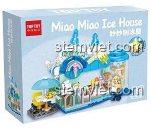 Hộp sản phẩm của bộ đồ chơi TOP TOY TC2011 Cửa hàng kem diệu kỳ, thể hiện rõ mô hình và thương hiệu.
