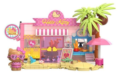 Bộ đồ chơi Nhà hàng Hello Kitty TOP TOY TC2032 Nhà hàng Hamburger Hello Kitty Bãi Biển 500 mảnh ghép có đèn LED cho bé gái 8 tuổi giá tốt
