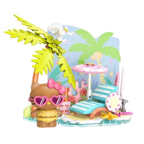 Bộ đồ chơi Hello Kitty Bãi Biển TOP TOY TC2322 100 mảnh, mô hình Hello Kitty Tắm Nắng xinh đẹp cho bé gái 8 tuổi, giá tốt