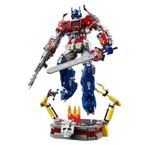 Bộ lắp ráp Optimus Prime Toumu 6008 Robot Optimus Prime khổng lồ 55cm, đồ chơi mô hình người máy Optimus Prime cho bé trai 6 tuổi, giá tốt.