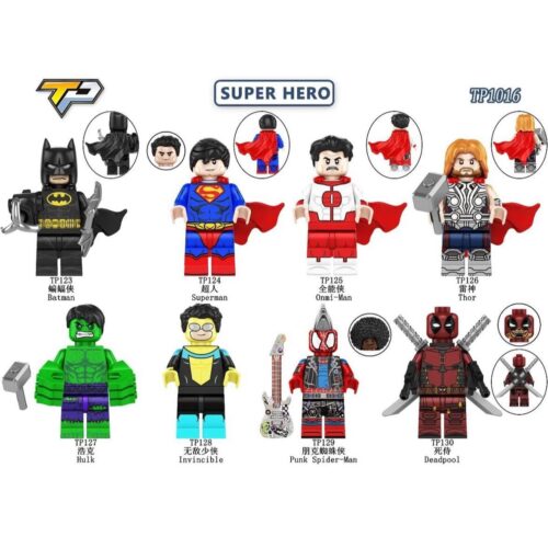 Siêu nhân TP124 bộ đồ chơi tương thích LEGO® cho bé trai 4 tuổi