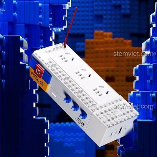 Ổ cắm lắp ráp Trozk TL02 Pixel 65, đồ chơi mô hình tiện ích, sạc nhanh 65W, chống cháy nổ, cho thanh niên 14 tuổi.