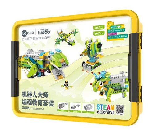 Bộ đồ chơi Robot Master Tudao TD-ROBOT-RM2 hộp sản phẩm, đồ chơi giáo dục lập trình cho bé trai 6 tuổi, giá tốt, phát triển tư duy STEM