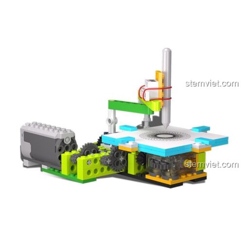 Mô hình Robot Vẽ Vạn Hoa Thước Tudao TD-WHC đã lắp ráp hoàn chỉnh, thể hiện chi tiết các khối lắp ghép và cơ chế hoạt động