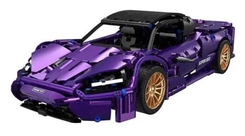 Hộp sản phẩm bộ xếp hình T1002 Siêu xe McLaren 720S của Tuomu, với 1273 chi tiết, phù hợp cho con trai.