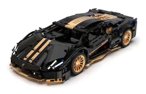 Ảnh chính của bộ lắp ghép Siêu xe Black Gold LB780S Tuomu T1003, một đồ chơi mô hình xe đua thể thao cực ngầu cho bé trai 8 tuổi, giá rẻ.
