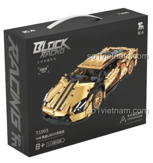 Mô hình siêu xe Lamborghini màu đen vàng T1003 không phải sản phẩm chính.
