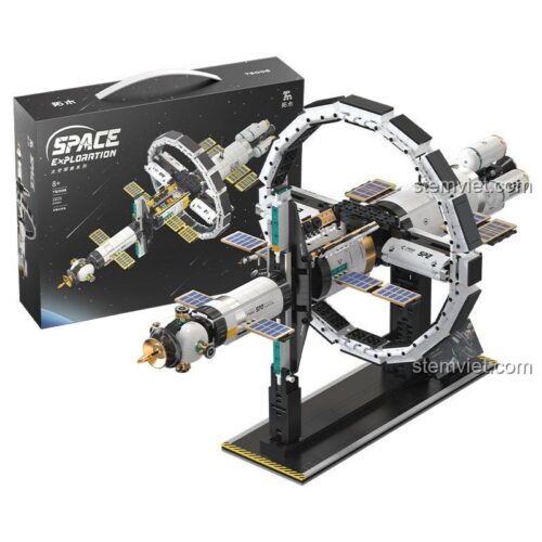 Hộp bộ lắp ghép Tuomu T5006 Trạm Không Gian Thiên Xu, đồ chơi xây dựng không gian cho bé trai 8 tuổi, chất lượng cao