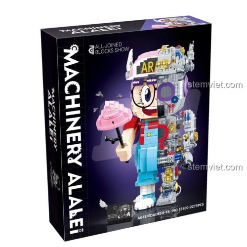Hộp đồ chơi mô hình Arale Norimaki phiên bản cơ khí 13800, quà tặng sinh nhật ý nghĩa.