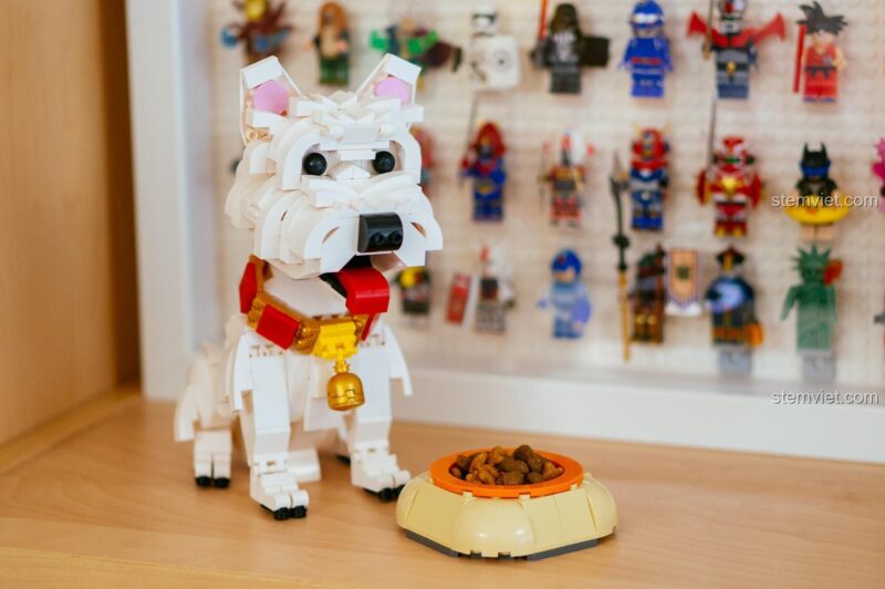 Chó Tây Phương Địa lắp ghép BR6003 của 万物可砌Brickable/BR