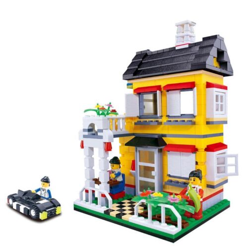 Bộ lắp ghép WANGE 31052 Biệt Thự Vườn Vàng CityInn 390 mảnh, đồ chơi mô hình biệt thự cho bé trai, bé gái 6 tuổi, giá tốt