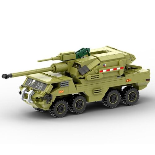 Mô hình đồ chơi lắp ráp Pháo tự hành DANA M2 WANGE 3510, một bộ đồ chơi quân sự giá rẻ dành cho con trai 6 tuổi.