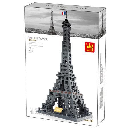 Bộ lắp ghép Tháp Eiffel Paris WANGE 5217 cho bé 6 tuổi, mô hình kiến trúc biểu tượng Paris chất lượng cao, giá tốt
