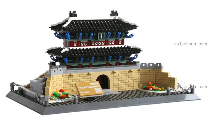 Mô hình Cổng Namdaemun Seoul Hàn Quốc Wange 5240