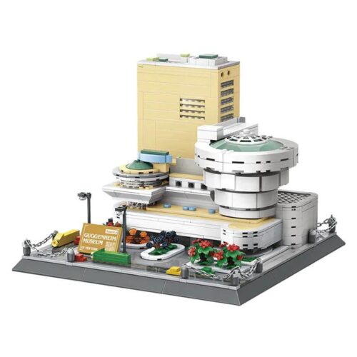 Bộ đồ chơi WANGE 5242 Bảo tàng Guggenheim New York mô hình kiến trúc chi tiết