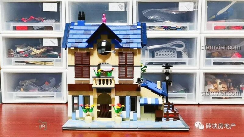 Ảnh thực tế bộ lắp ghép WANGE 5311 Biệt Thự Đồng Quê Kiểu Pháp từ người dùng.