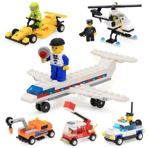 Bộ lắp ghép Phương tiện giao thông WANGE 6506 6 trong 1, đồ chơi lắp ráp cho bé trai 6 tuổi, giá tốt