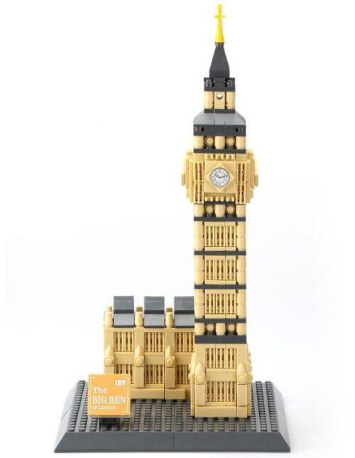 Bộ lắp ghép Tháp Đồng hồ Big Ben WANGE 7012, mô hình kiến trúc biểu tượng London cho bé trai và bé gái 6 tuổi trở lên, giá rẻ.
