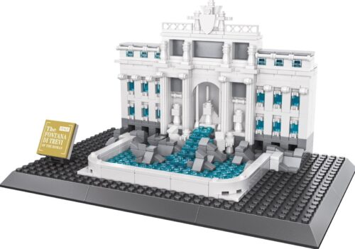 Bộ lắp ghép Đài phun nước Trevi La Mã Wange 7014, đồ chơi mô hình kiến trúc tinh xảo, phù hợp bé trai và bé gái 6 tuổi, giá tốt.