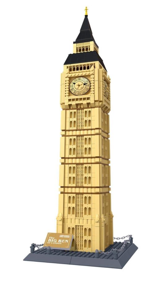 Mô hình lắp ráp WANGE 8014 Tháp Đồng Hồ Big Ben London hoàn chỉnh, một bộ đồ chơi mô hình kiến trúc Anh chi tiết dành cho bé trai và bé gái trên 6 tuổi.