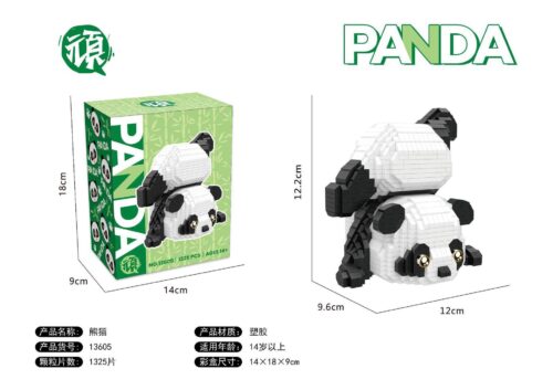 Bộ lắp ghép Mô hình Gấu Trúc Panda Wanpai 13605 khối siêu nhỏ Nanoblock đáng yêu, đồ chơi xếp hình cho thanh niên 14 tuổi trở lên, giá tốt.