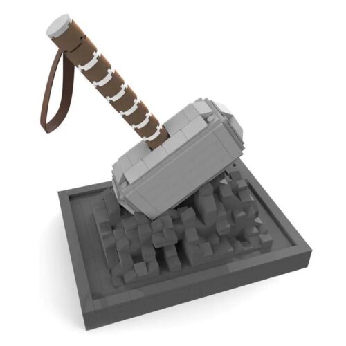 Mô hình búa Thần Sấm Lego W29 Wanwu lắp ráp cơ chế giải mã